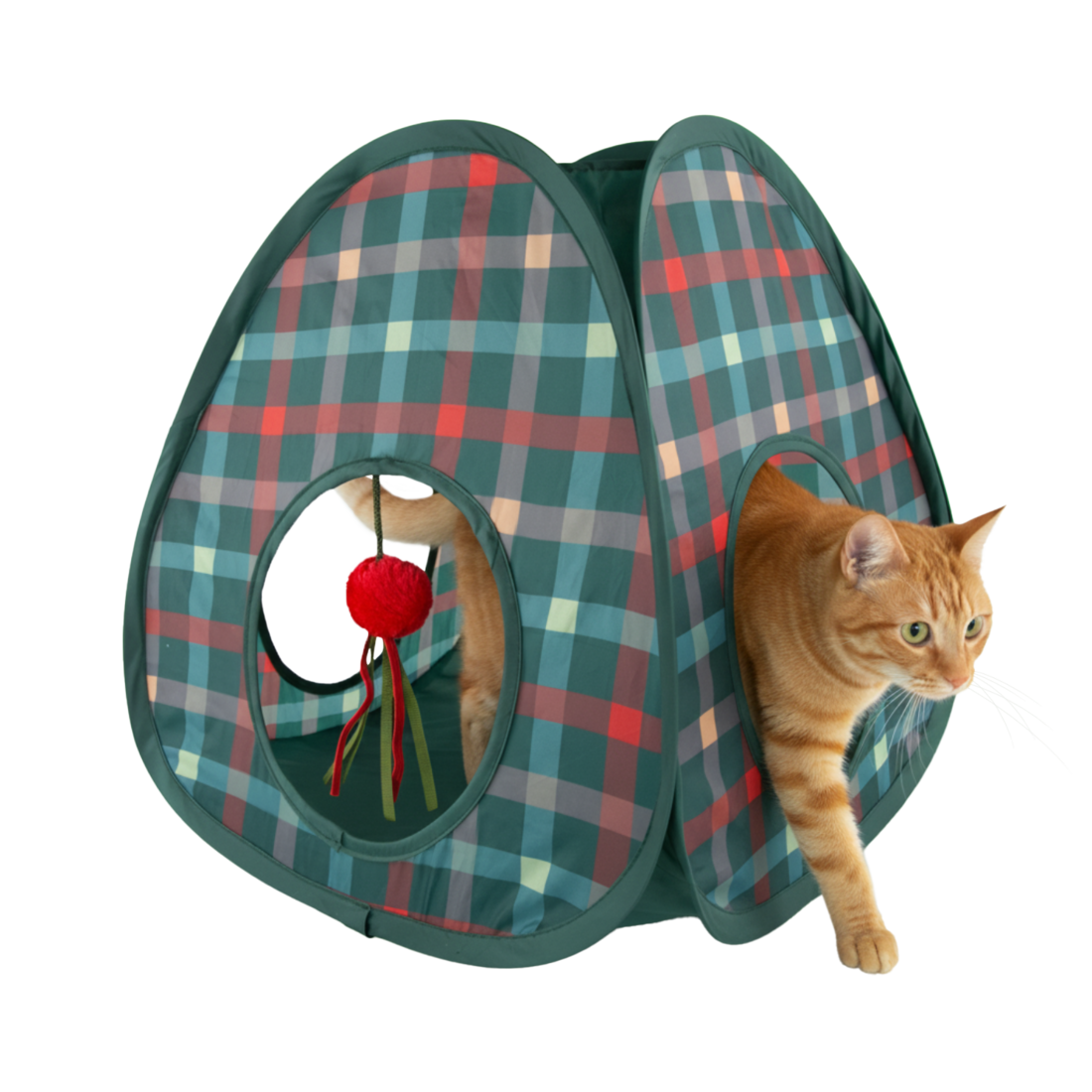 Play On Mushroom Pop-Up Tent Cat Toy