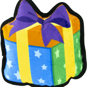 Play On Tough Birthday Gift Dog Toy, 8 Inches