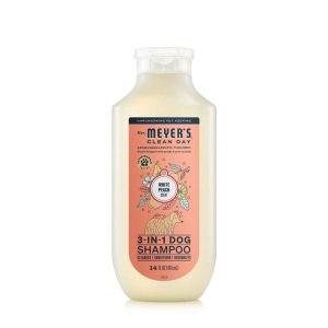 Mrs Meyers 3 In 1 White Peach Dog Shampoo, 14 Ounces