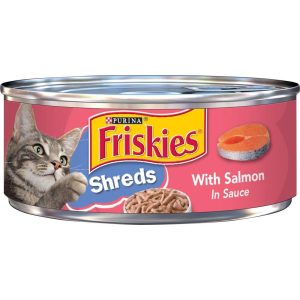 Purina Friskies Shreds With Salmon in Sauce Wet Cat Food - 5.5 Ounce Can
