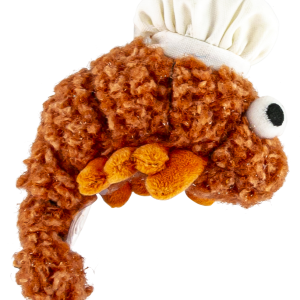 Play On Cat Toy Plush Shrimp Chef