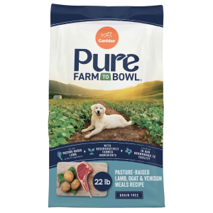 Canidae Pure Farm To Bowl Dry Dog Food, Pasture-Raised Lamb, Goat & Venison Meals Recipe