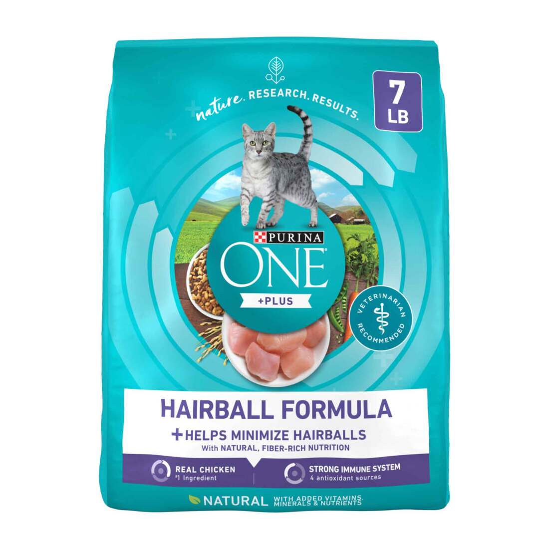 Purina ONE Hairball Formula Adult Premium Cat Food - Image 2