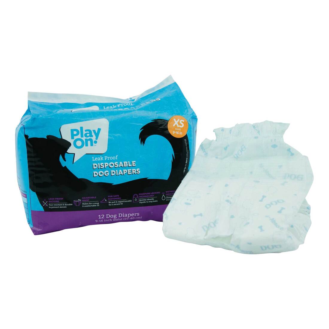 Play On Disposable Dog Diaper - Image 2