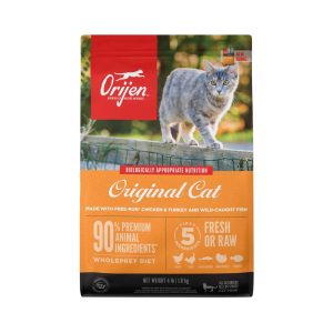ORIJEN? Dry Cat Food for Cats & Kittens, Premium, High Protein, Fresh & Raw Animal Ingredients, 4 Po