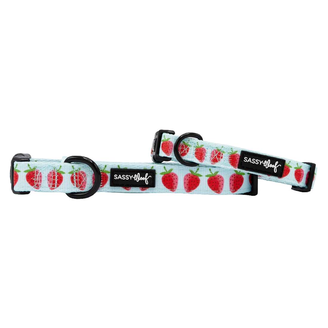 Sassy Woof Dog Collar, I Woof You Berry Much - Image 2