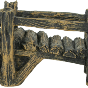 Fins First Aquarium Décor, Wood Bridge, Large