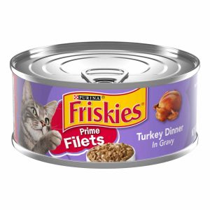 Purina Friskies Prime Filets Turkey Dinner in Wet Cat Food Gravy - 5.5 Ounce Can