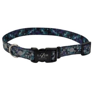 LazerBrite® Patterned Collar, Galaxy, 5/8" x 12"-18"