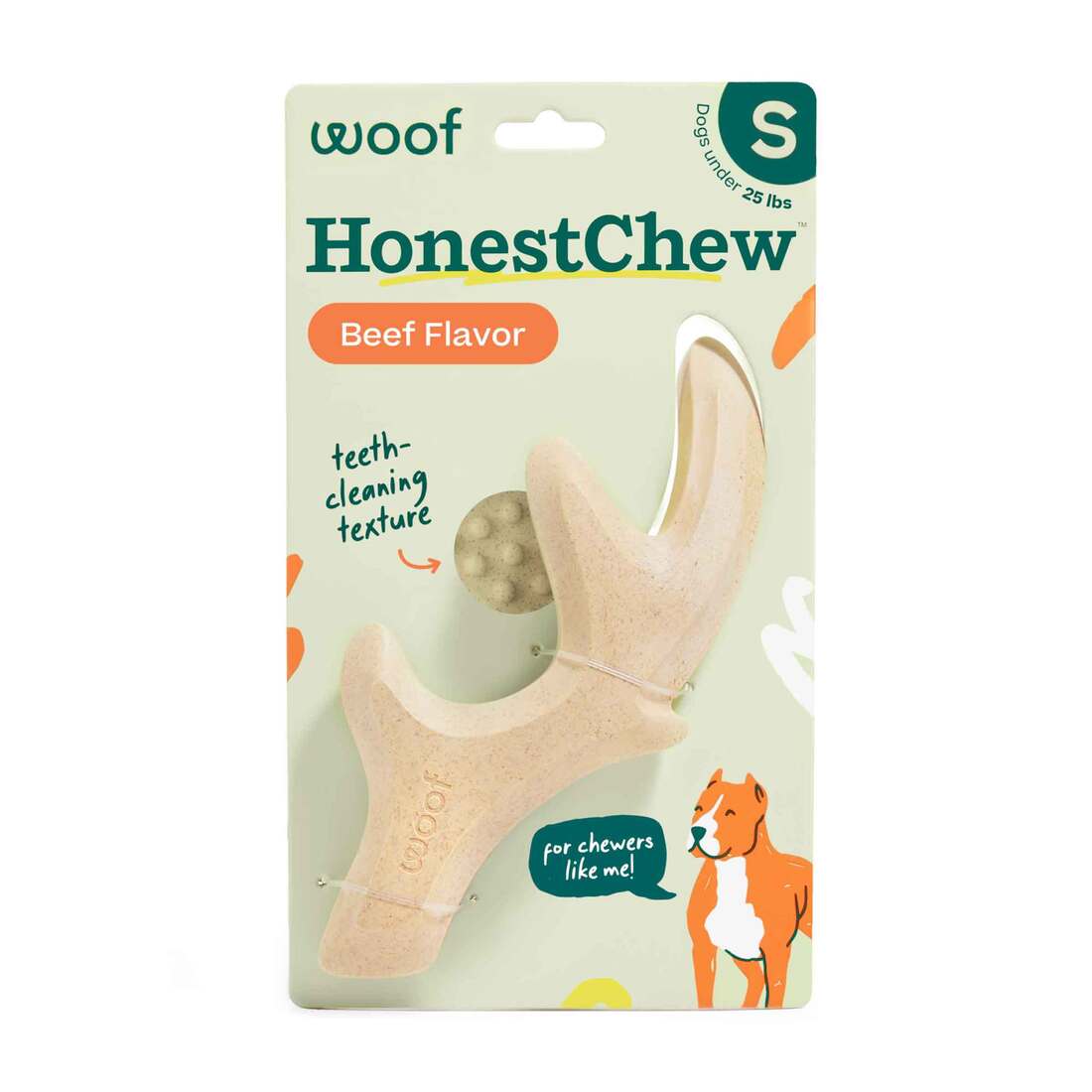 Woof HonestChew Antler Dog Toy - Image 3