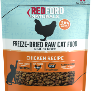 Redford Naturals Freeze-Dried Grain Free Chicken Recipe Cat Food, 18 Ounces