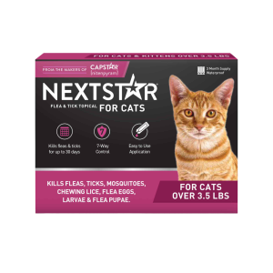 Nextstar Flea And Tick Topical for Cats, 3 Count