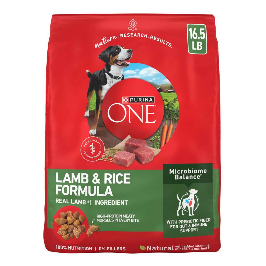Purina ONE Natural Dry Dog Food, SmartBlend Lamb & Rice Formula - Image 3