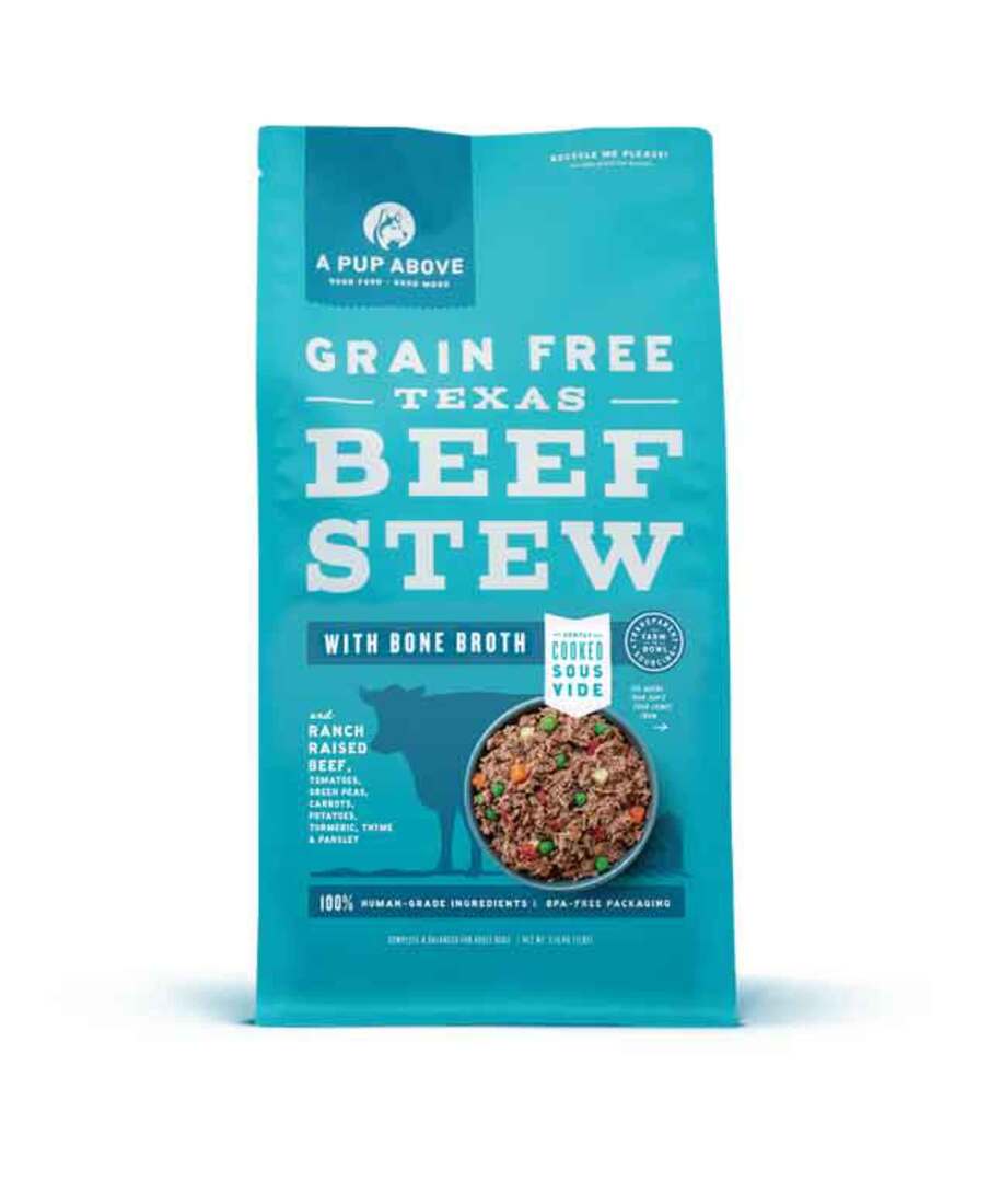 A Pup Above Texas Beef Stew Recipe Frozen Gently Cooked Dog Food, 7 Pound Bag - Not Available For De