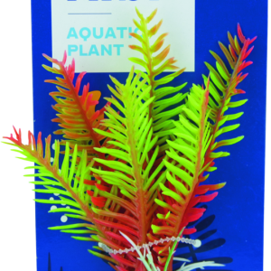 Fins First Plastic Plant Yellow And Pink, Small