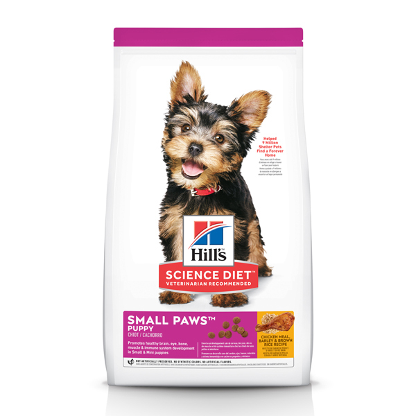 Hill's Science Diet Puppy Small & Mini Dry Dog Food, Chicken Meal, Barley & Brown Rice Recipe, 4.5 P