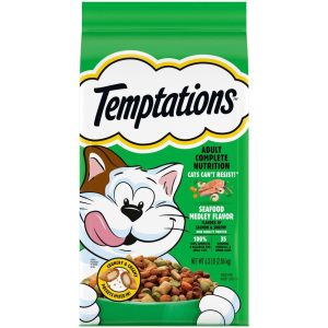 Temptations Seafood Medley Flavor Adult Dry Cat Food, 6.3 Pounds