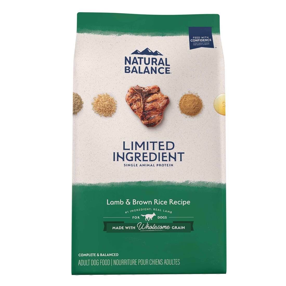 Natural Balance L.I.D Limited Ingredient Diet Lamb and Rice Adult Dry Dog Food - Image 2