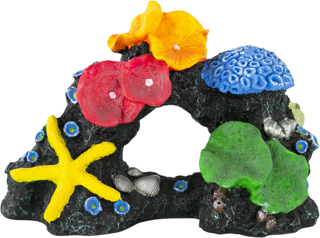 Fins First Aquarium Décor, Coral Stone and Reef, Glow - Image 2