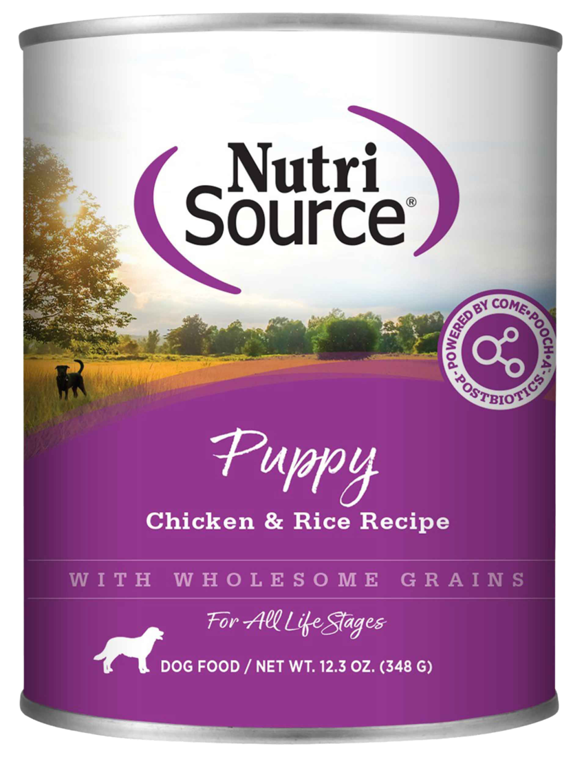 NutriSource Wet Puppy Food, Chicken and Rice, 12.3 Ounces