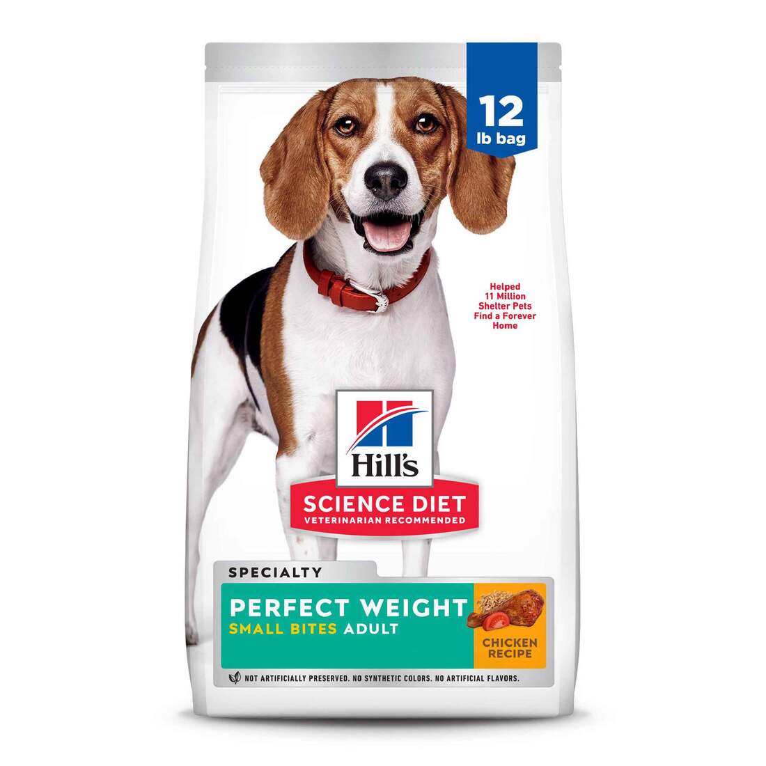Hill's Science Diet Adult Perfect Weight Small Bites Dry Dog Food, Chicken Recipe - Image 2