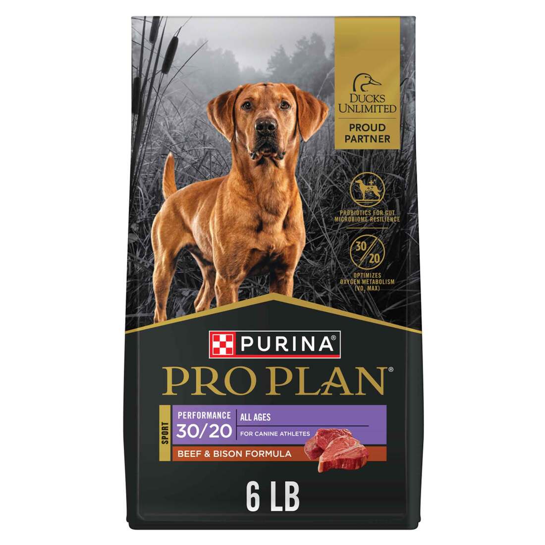 Purina Pro Plan Sport Performance 30/20 Beef & Bison Formula Dry Dog Food - Image 2