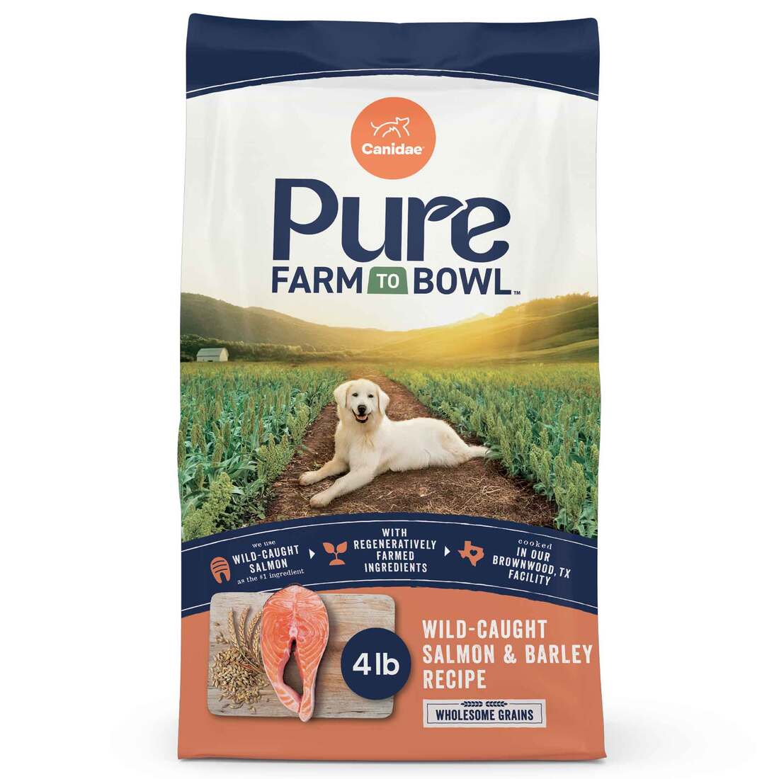 Canidae Pure Farm to Bowl Dry Dog Food, Wild-Caught Salmon & Barley Recipe - Image 2