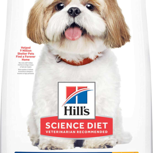 Hill's Science Diet Senior 7+ Small Bites Dry Dog Food, Chicken Meal, Barley & Rice Recipe, 5 Pound