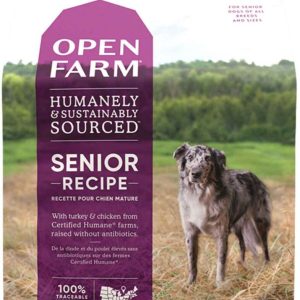 Open Farm Senior Grain Free Kibble Dry Dog Food, 4 Pounds