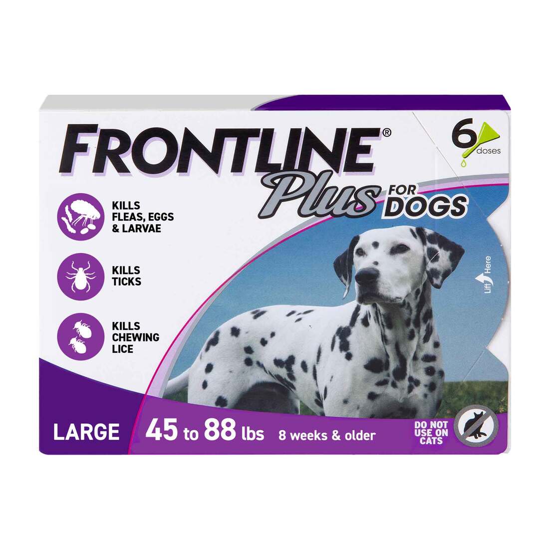 Frontline Plus Flea & Tick Control for Dogs, 45-88 Pounds - Image 2