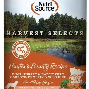 NutriSource Harvest Selects Wet Dog Food, Hunter's Bounty Recipe, 12.3 Ounces
