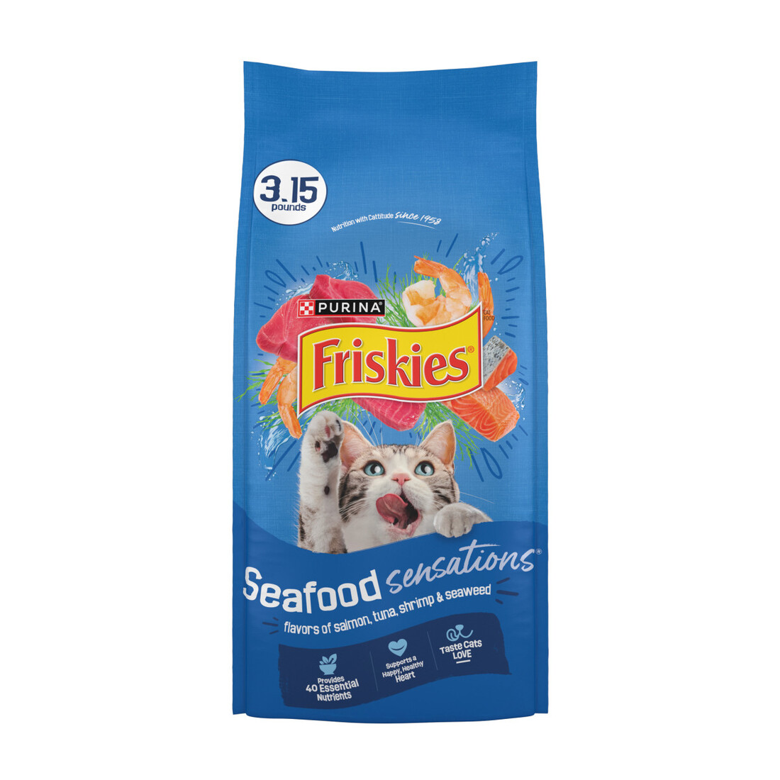 Purina Friskies Seafood Sensations Cat Food - Image 2