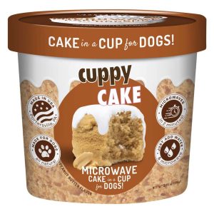 Puppy Cake Cuppy Microwave Cake In A Cup Dog Treat, Peanut Butter, 3.75 Ounces