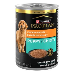 Purina Pro Plan Grain Free Wet Puppy Food, Classic Chicken Entrée - 13 Ounce Can