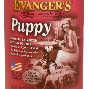 Evangers Heritage Classic Puppy and Underweight Dog Dinner Wet Dog Food, 12.5 Ounces