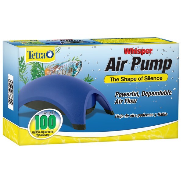 Tetra 100 Whisper Air Pump for up to 100 gallon aquariums