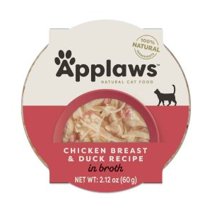 Applaws Wet Cat Food, Chicken Breast with Duck, 2.12 Ounces