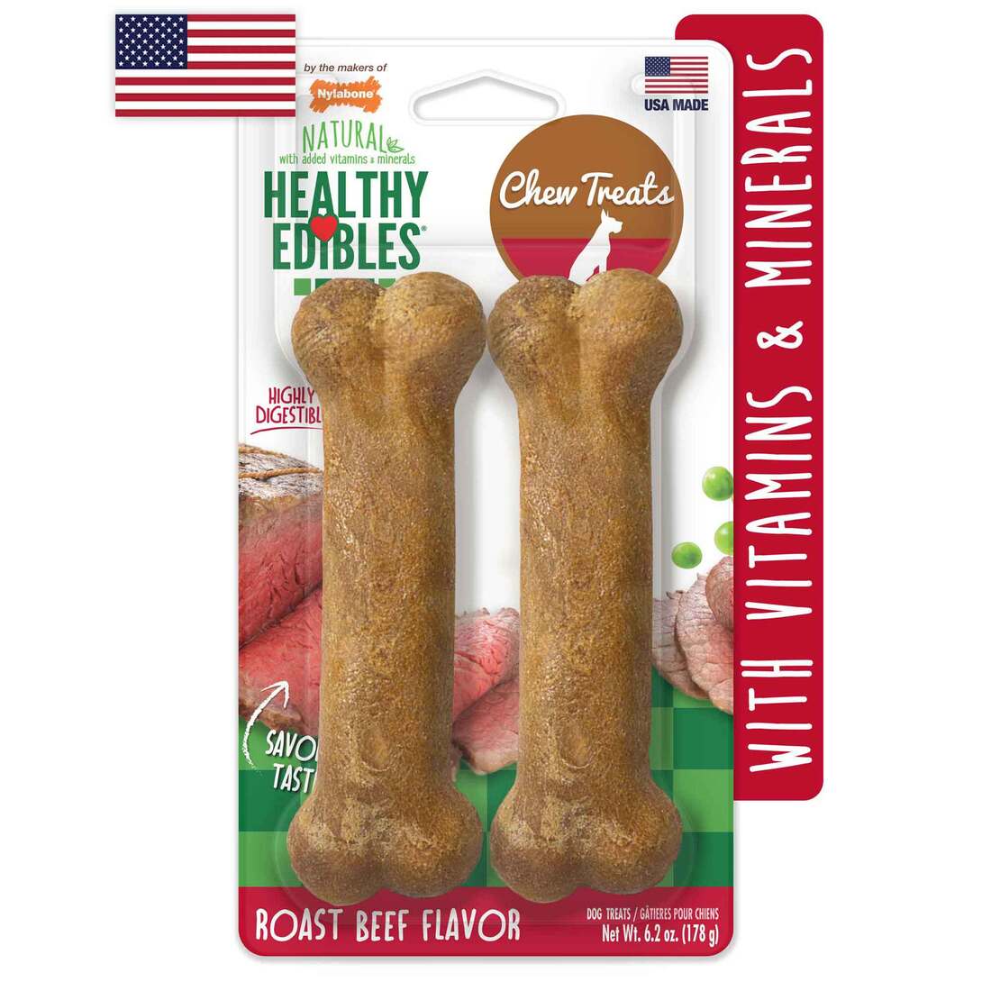 Nylabone Healthy Edibles Roast Beef - Image 2