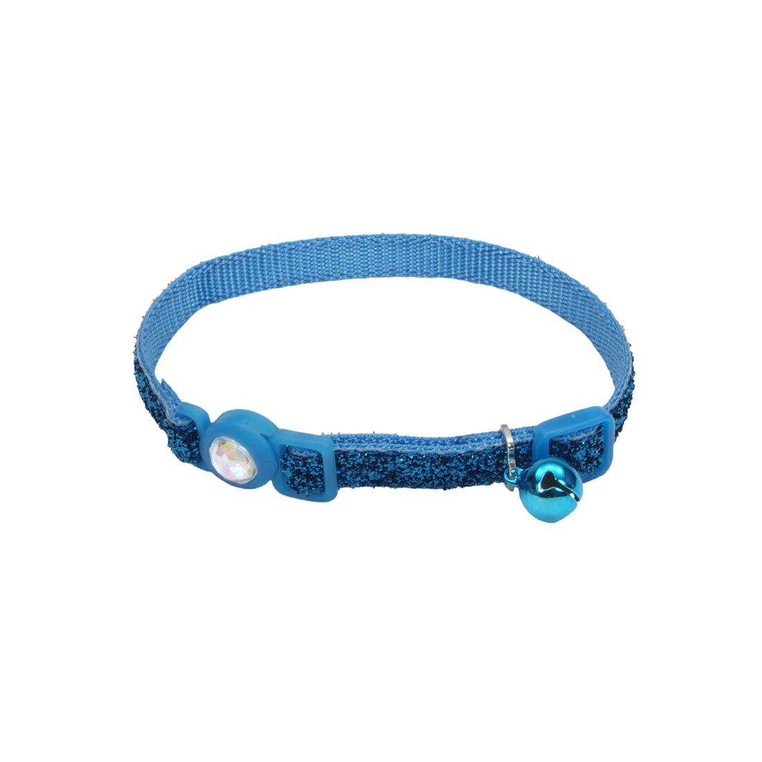 Coastal Safe Cat® Jeweled Buckle Adjustable Breakaway Collar with Glitter Overlay - Image 4