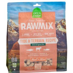 Open Farm Rawmix Grain Free Freeze Dried Dog Food, Tide and Terrain, 13.5 Ounces