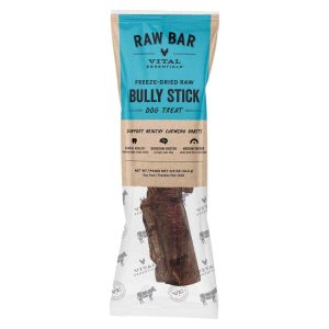 Vital Essentials Raw Bar Freeze Dried Raw Bully Stick Dog Treat, 0.5 Ounces