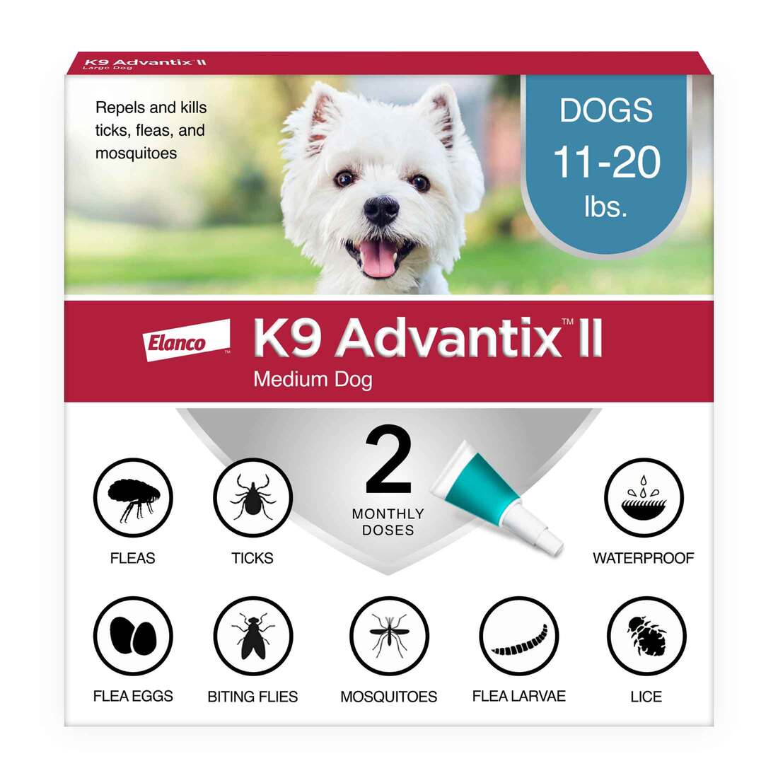 K9 Advantix II Flea Treatment Medium Dog - Image 2