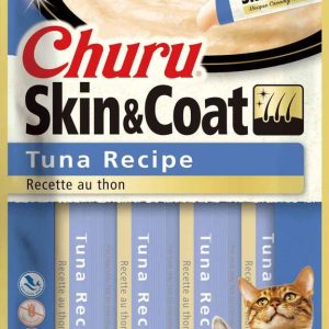 Churu Skin & Coat Tuna Recipe Cat Treat, 2 Ounces