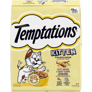 Temptations Kitten Dry Cat Food, Chicken/Dairy, 13.5 Pounds