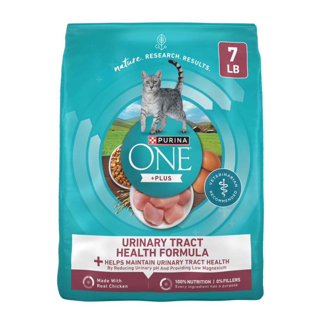 Purina ONE High Protein Dry Cat Food, +Plus Urinary Tract Health Formula - Image 2