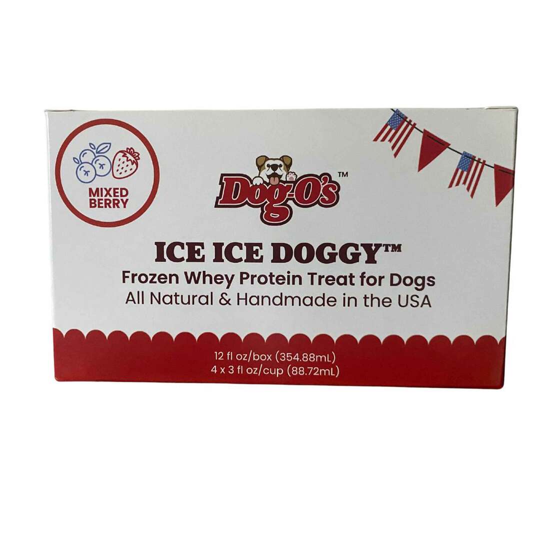 Dog-os Frozen Ice Ice Doggy Dog Treat, Mixed Berry - Image 2