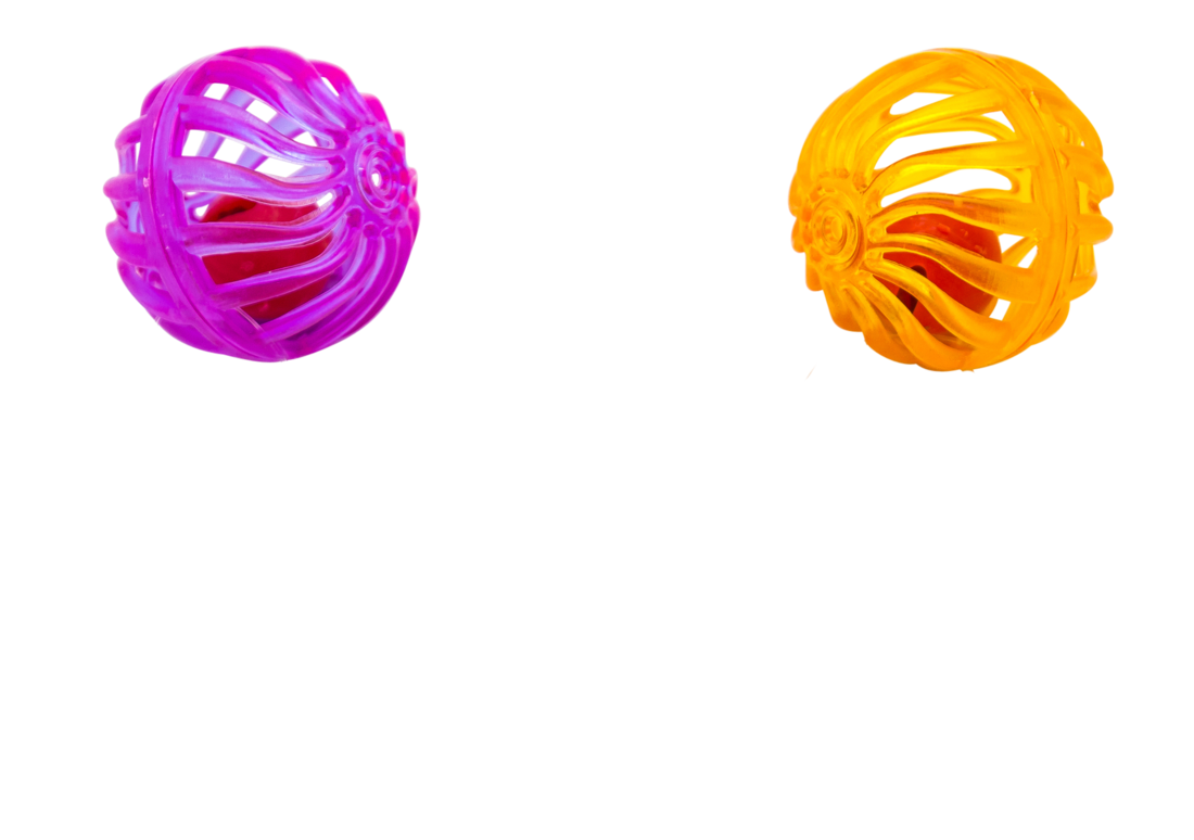 Play On Plastic Ball With Bell