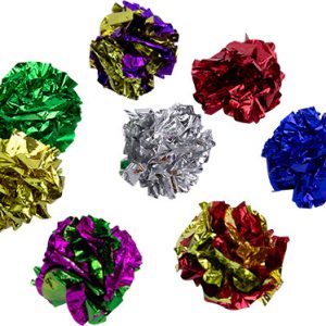 Play On Foil Balls Assorted Bulk Cat Toy, 1 Each
