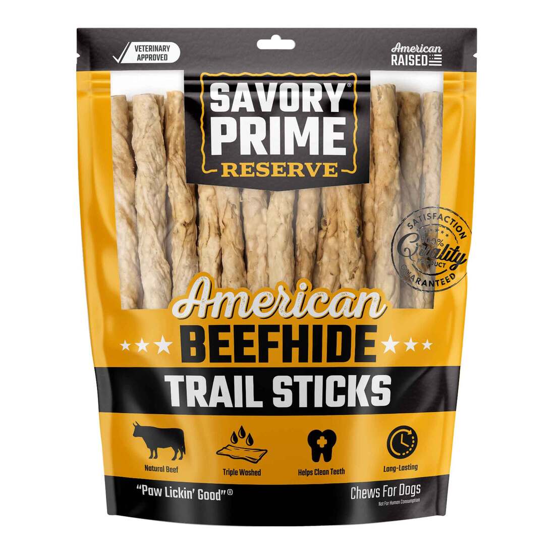 Savory Prime American Natural Munchie Stick Dog Treats, 5 Inches, 30 Count