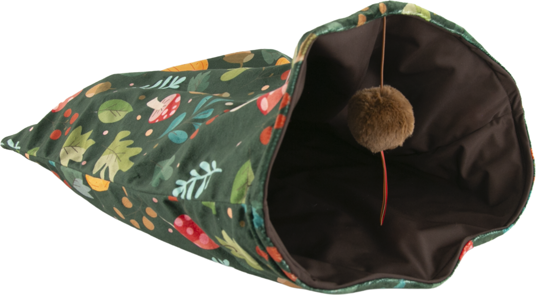 Play On Acorn and Leaf Crinkle Sack Cat Toy
